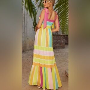 Striped Maxi Dress